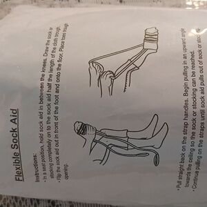 NEW! Flexible sock aid to help put on socks 5655